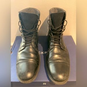 Men’s Timberland Black Combat Boots Size 11.5